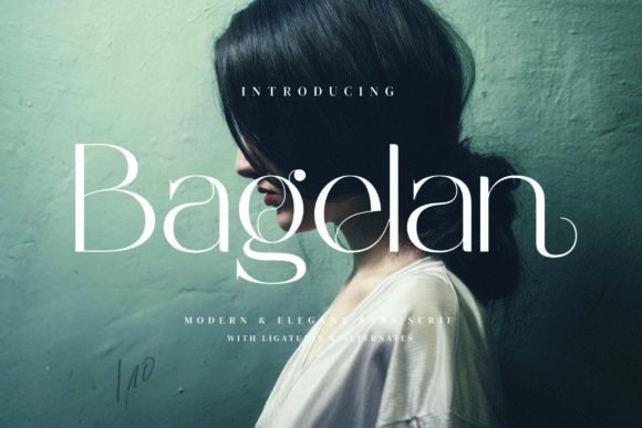 Bagelan Typeface: The Minimalist Font for Handmade Brands