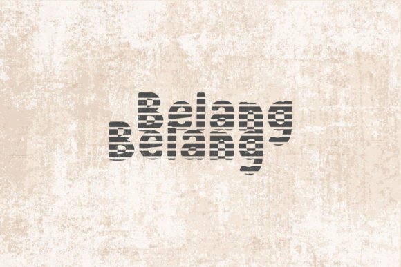 Belang Belang: A Premium Serif Typeface for Digital Design