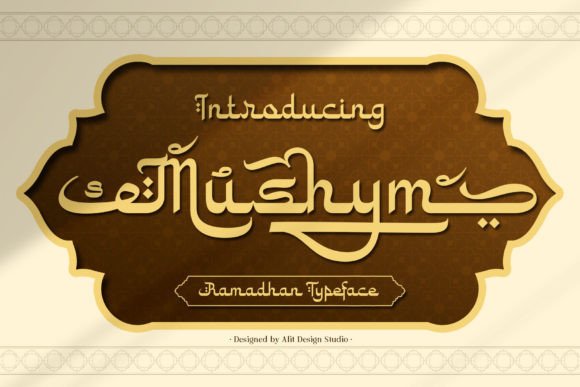 Bringing Mushym Arabic Typeface to Life in Your Shop