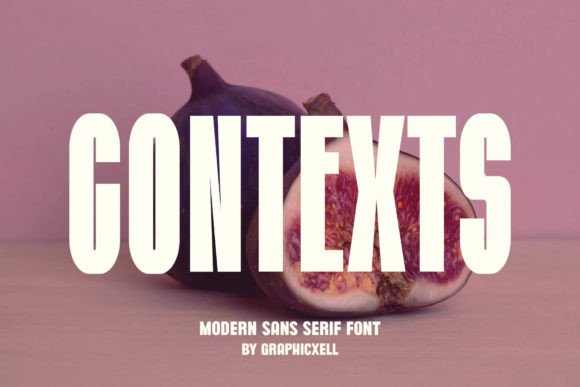 Contexts: A Modern Sans Serif Typeface for Editorial Design