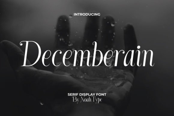 Decemberain Font: A Serif Typeface for Polished Branding