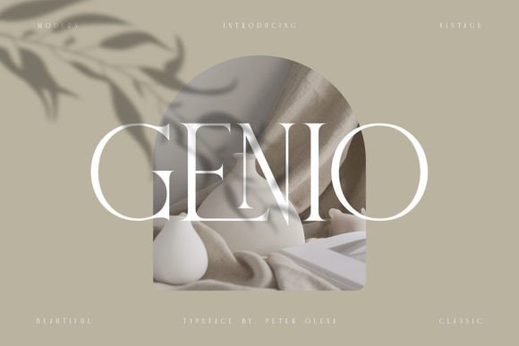 Genio: The Serif Typeface That Elevates Digital Branding
