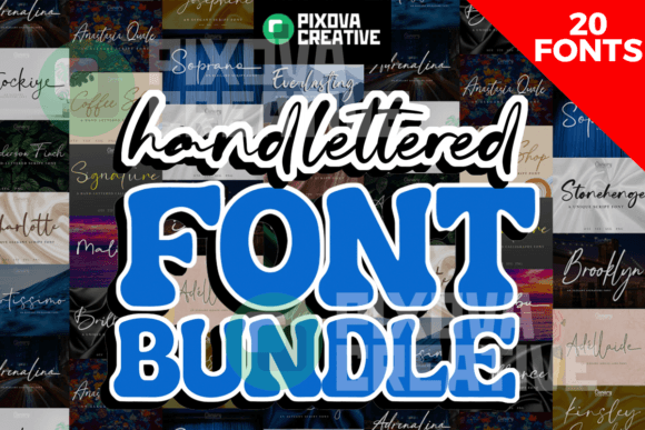 Hand-lettered 20 Brush Bundle: The Typeface That Elevates Campaigns