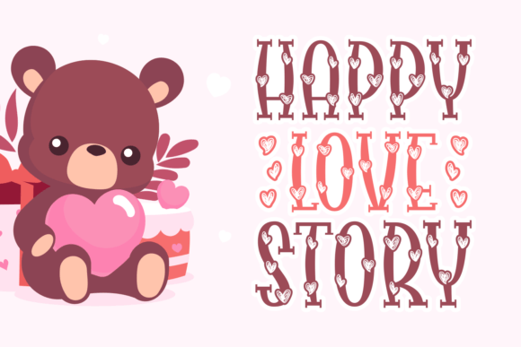 Happy Love Story Font