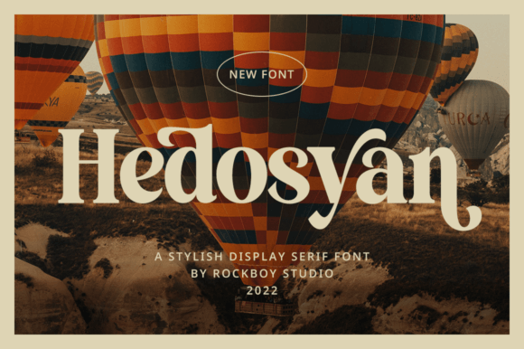 Hedosyan: A Refined Serif Typeface for Editorial Design