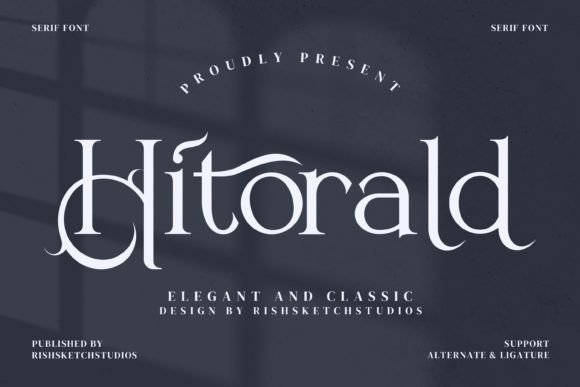 Hitorald: The Luxurious Serif Font for Handmade Brands