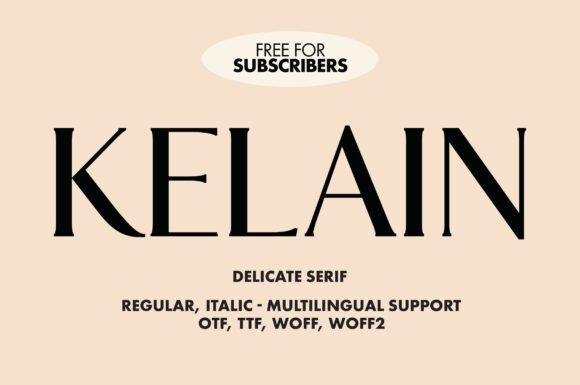 Kelain Serif Font Review for Modern Web Design