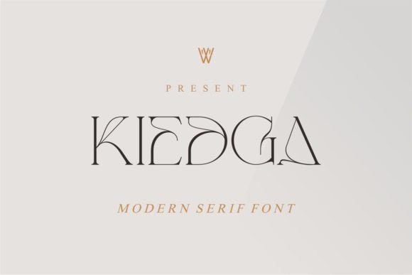 Kiedga Typeface: Elegant Serif Font for Branding