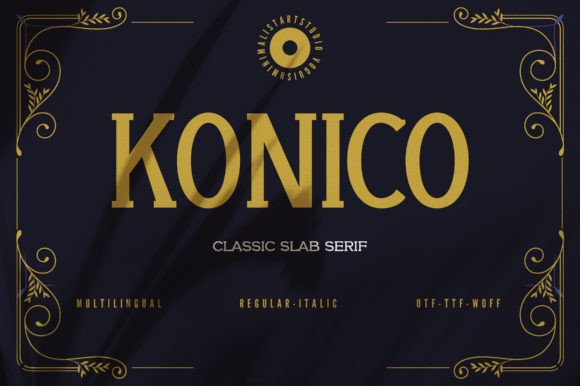 Konico Review: A Bold Slab Serif for Modern Branding