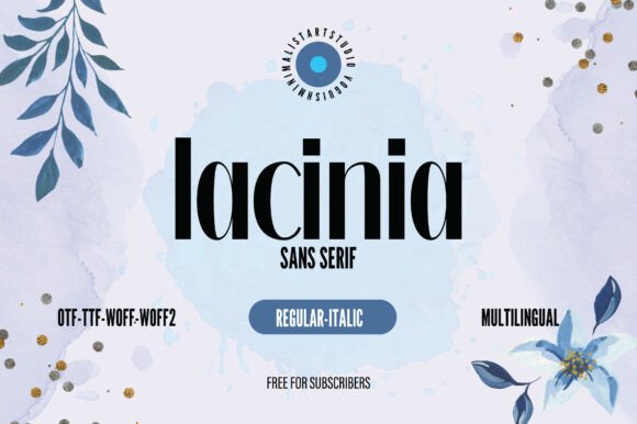 Lacinia: A Stylish Sans Serif