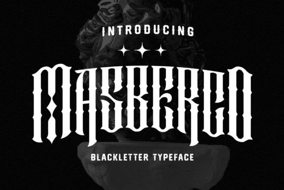 Masberco Font: Bold Blackletter for Business