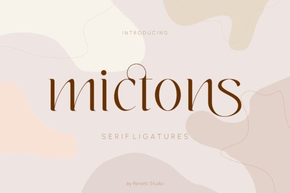 Mictons: A Refined Serif Typeface for Modern Web Design