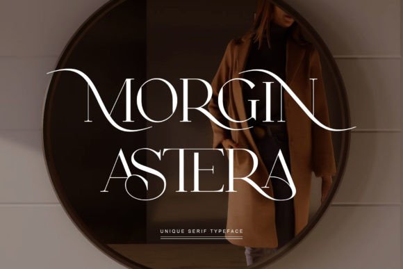 Morgin Astera Font for Craft Projects