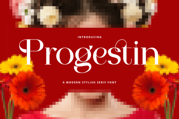 Progestin: A Stylish Serif Font for Makers