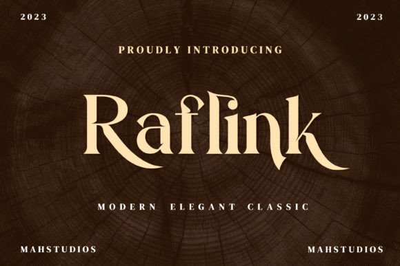 Raflink: A Serif Font for Elegant Design