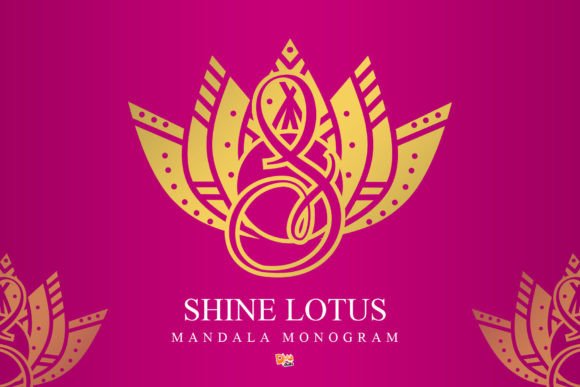 Shine Lotus Mandala Font for High-Impact Campaigns