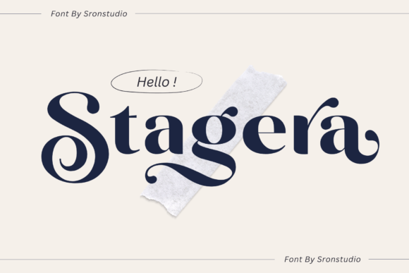Stagera: A Versatile Sans Serif Font for Editorial Design